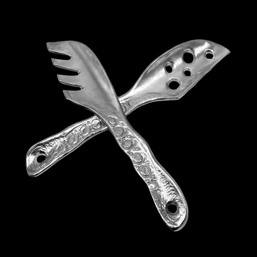 Don Drumm Salad Utensils New Aluminum Spoon Fork Set